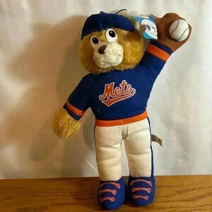 New‎ York Mets stuffed plush bear sports stuff with tags